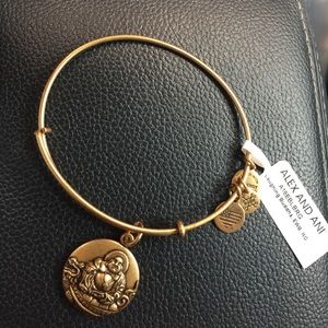 Gold Buddha Alex and Ani bangle