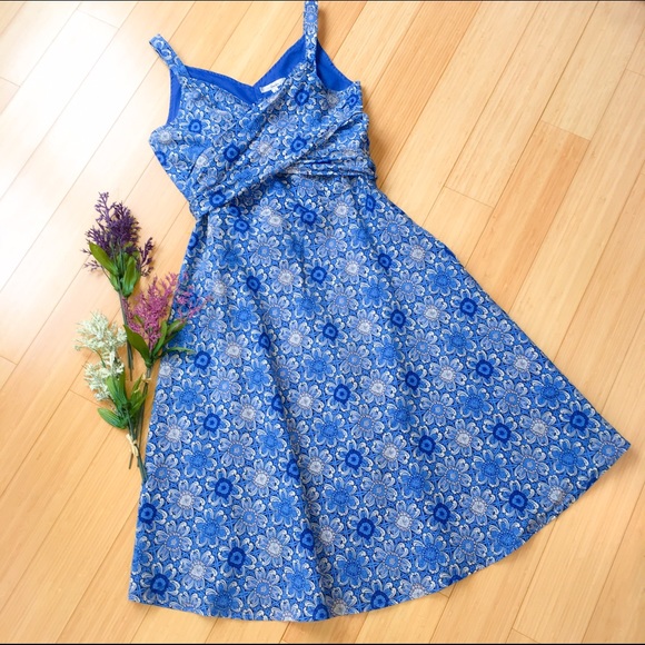 Amelia Dresses & Skirts - Blue wrap dress, 6. BEAUTIFUL!!