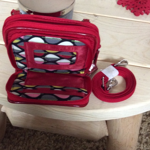 Small red wristlet, new without tags. - Picture 2 of 3