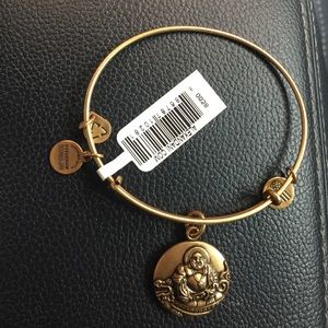 Gold Buddha Alex and Ani bangle