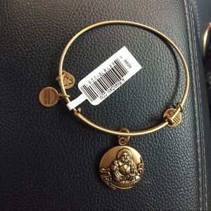 Gold Buddha Alex and Ani bangle
