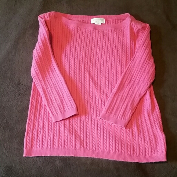 Pink Jones New York Cotton Sweater
