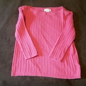 Pink Jones New York Cotton Sweater