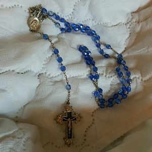 Blue rosary