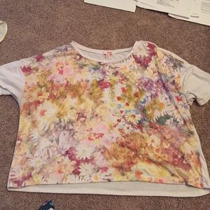Floral crop top