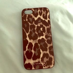 COACH iPhone 5/5s  case