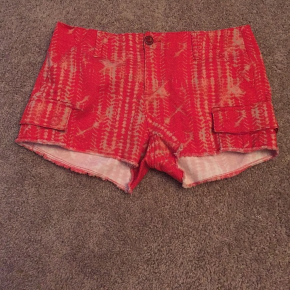 Tie dyed shorts