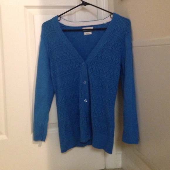 NEW Blue button up cardigan