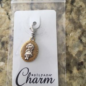 Silpada "sweet pea" charm C2547