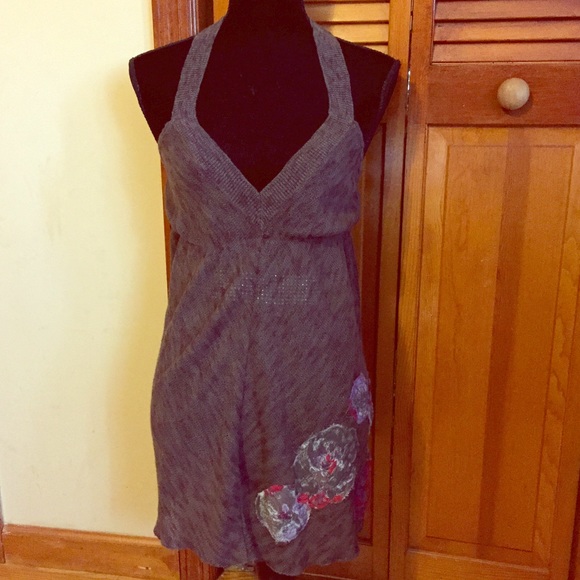 Free People knit sleeveless sweater top