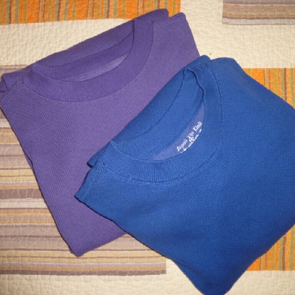 Bundle of (2) men's  thermal shirts