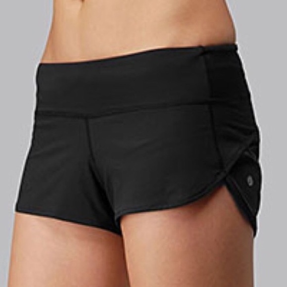 lululemon athletica Pants - Lululemon Run Speed short black sz 8