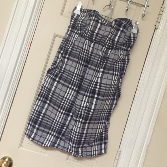 AE Plaid Tube Dress