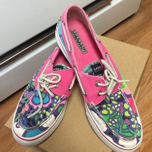 Bright Floral Sperry's