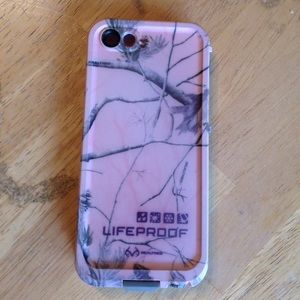 Pink Camo iPhone 5 Case (by LifeProof Frē)