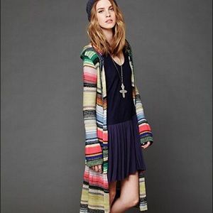 Free people hooded cardigan