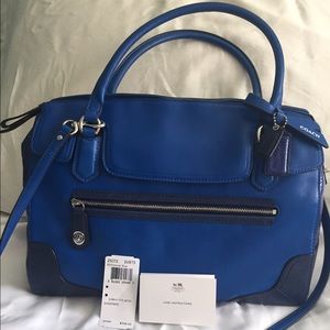 Coach Handbags - Coach Poppy Satchel - blue  100% AUTHENTIC