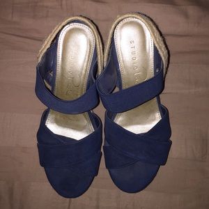 Studio Paolo navy wedge 6.5