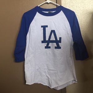Dodgers baseball tee