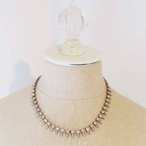 Spike diamond necklace