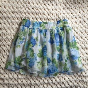 Abercrombie floral skirt