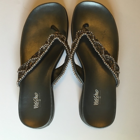 Mossimo Supply Co. Shoes - ❌❌SOLD❌❌Mossimo beaded flip flops