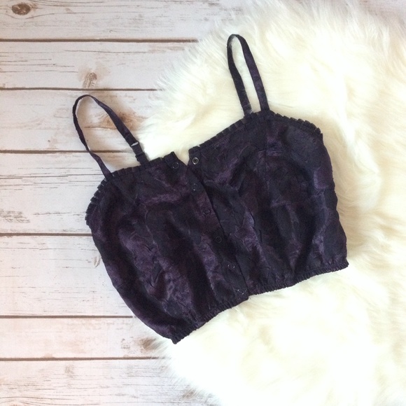 Free People Tops - Free People Burn Out Crop Top