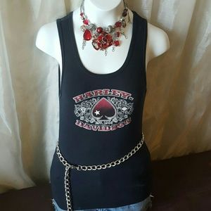 Embellished HD tank top
