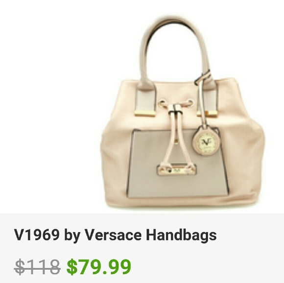 Versace V1969 Abundantia Bucket Bag - Beige