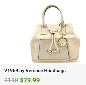 Versace V1969 Abundantia Bucket Bag - Beige