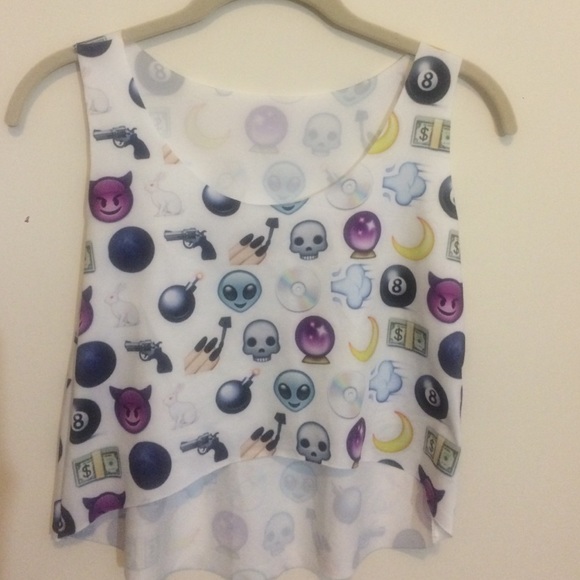 Tops - New Emoji Tank