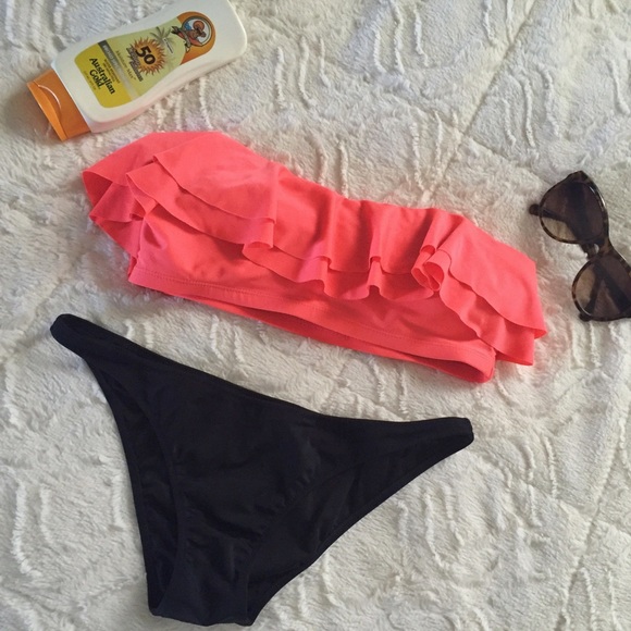 Coral Bikini Top