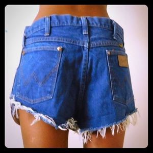 Denim Cutoff Short