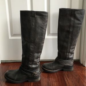 Steve Madden Maddock tall grey boots 8.5
