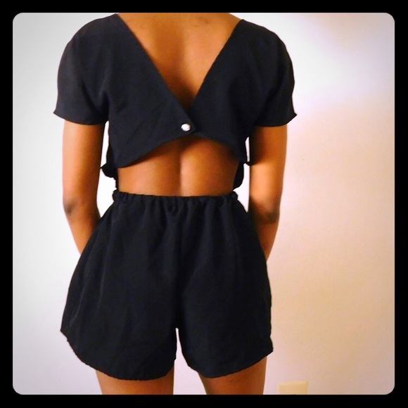 Open Back Romper