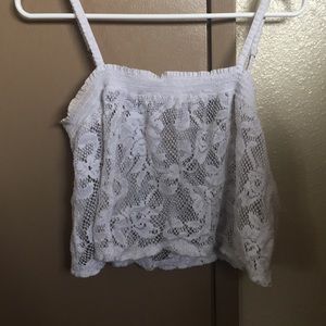 Lace crop top