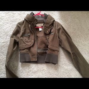 Victoria's Secret cropped military jacket. Size XS