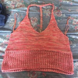 Knitted crop top