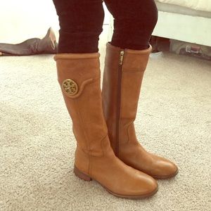 Tory burch leather boots