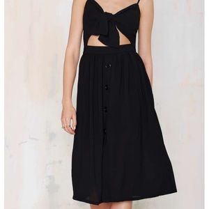 NWT NastyGal Black Dress