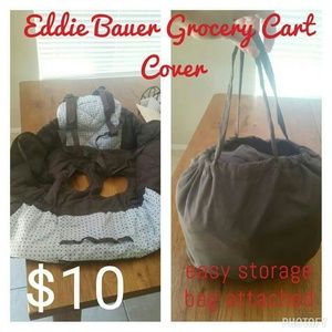 Cart Cover Brown light blue