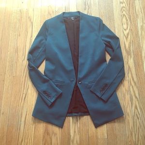 Long Teal Blazer