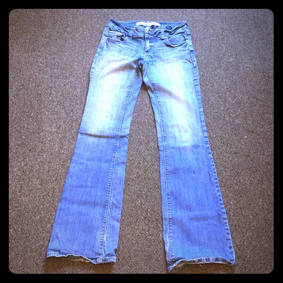 Charlotte Russe low rise flair jeans
