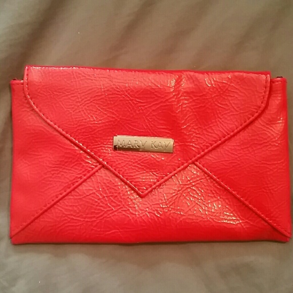 Mary kay red clutch