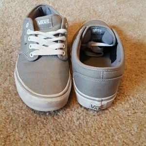 Grey and white vans