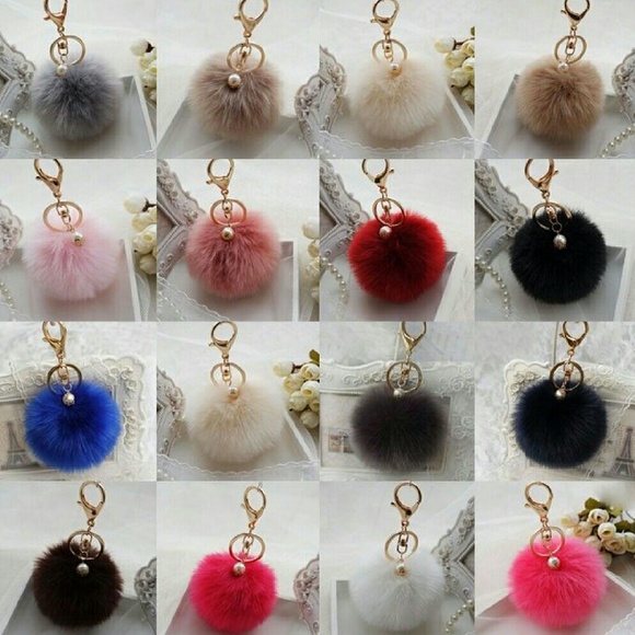 Pom pom purse charm - Picture 1 of 2