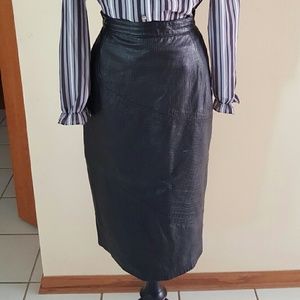 Leather Skirt