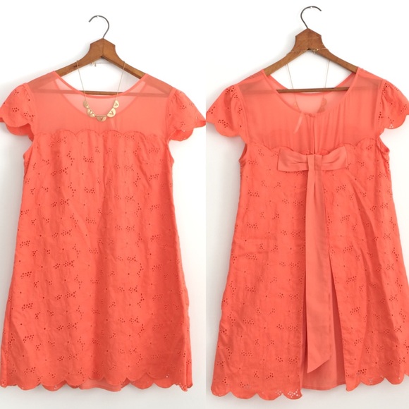 Free People Dresses & Skirts - Free People coral lace shift dress