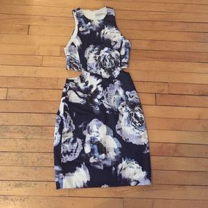 Finders Keepers floral cutout dress
