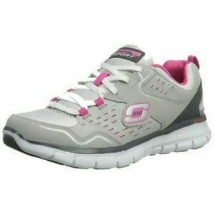 Gray Pink Skechers Shoes Memory Foam Women Sport